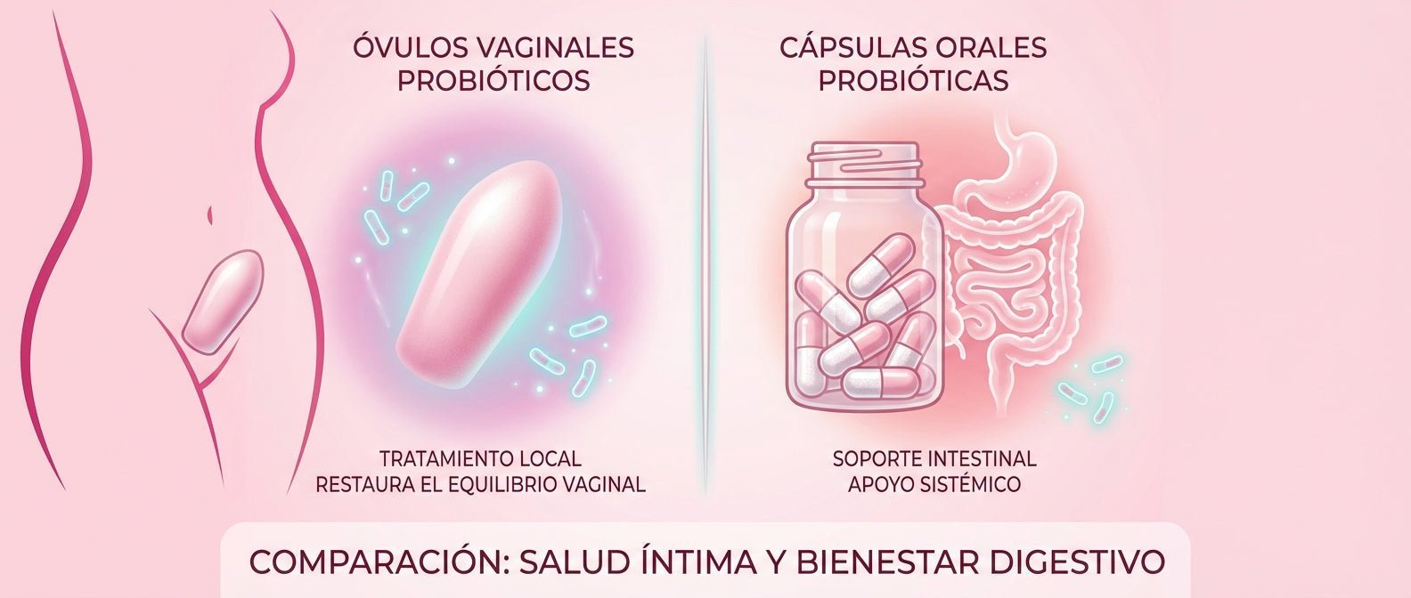 Óvulos probióticos vs cápsulas orales: cuál es mejor realmente (guía completa 2026) - herbellavita